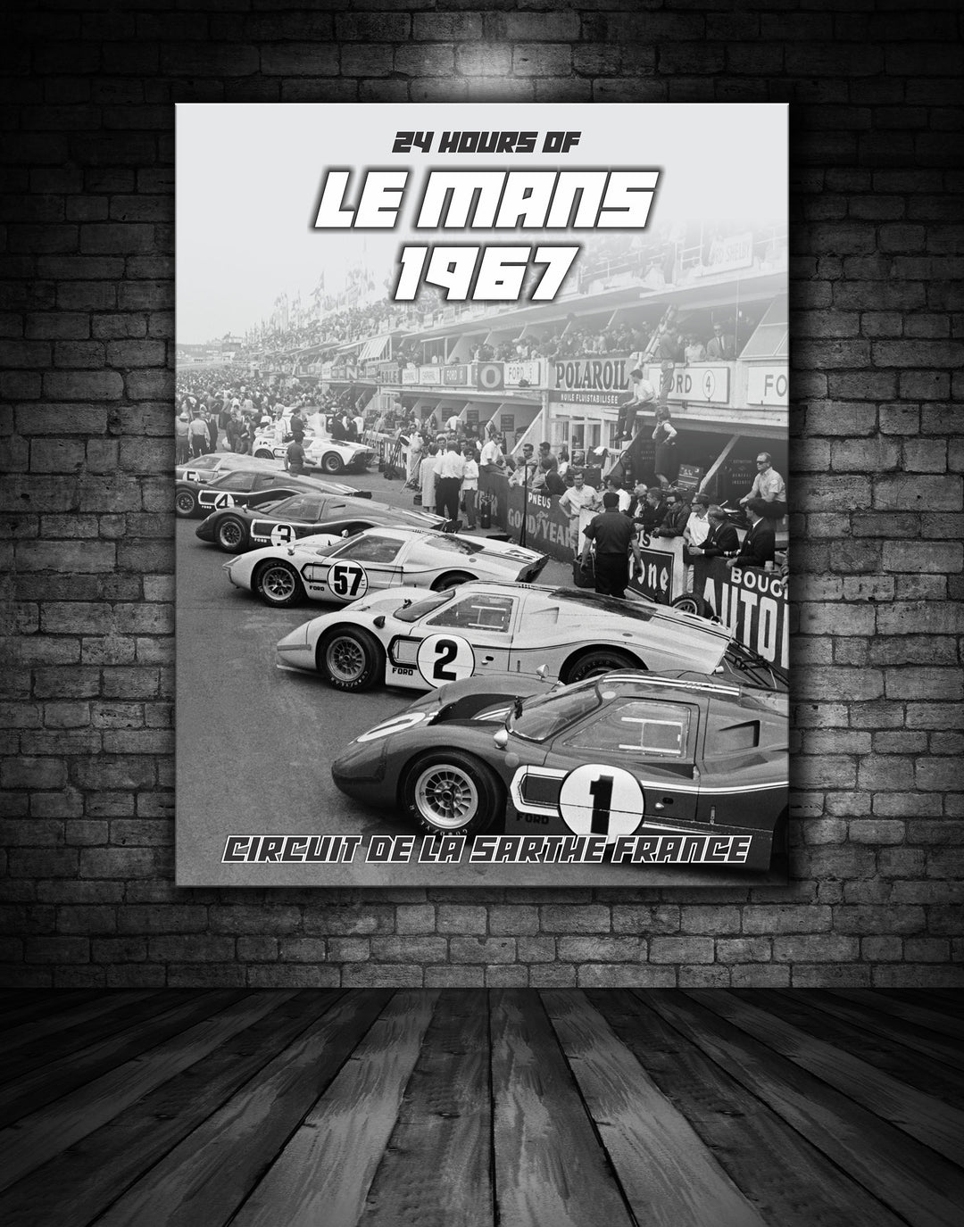Le Mans 1967 Vintage Poster (2)