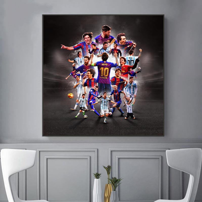 Lionel Andrés Messi Football Star Poster