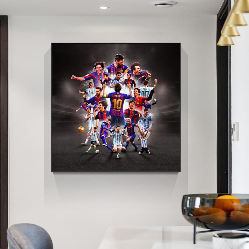 Lionel Andrés Messi Football Star Poster