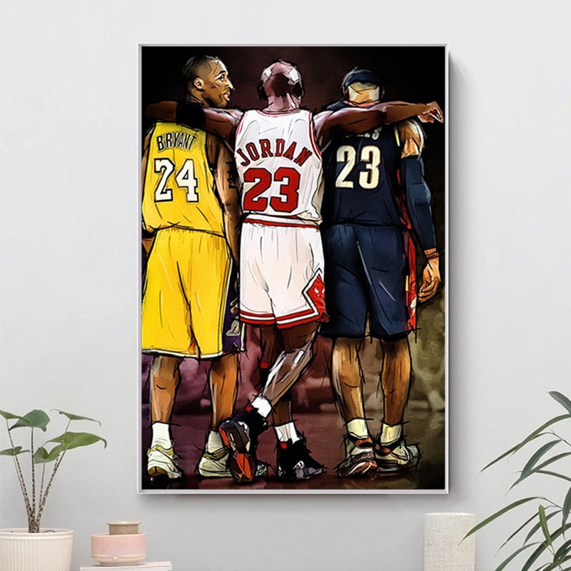 Kobe Bryant Poster No.24 Basketball Star Poster - kigrumi