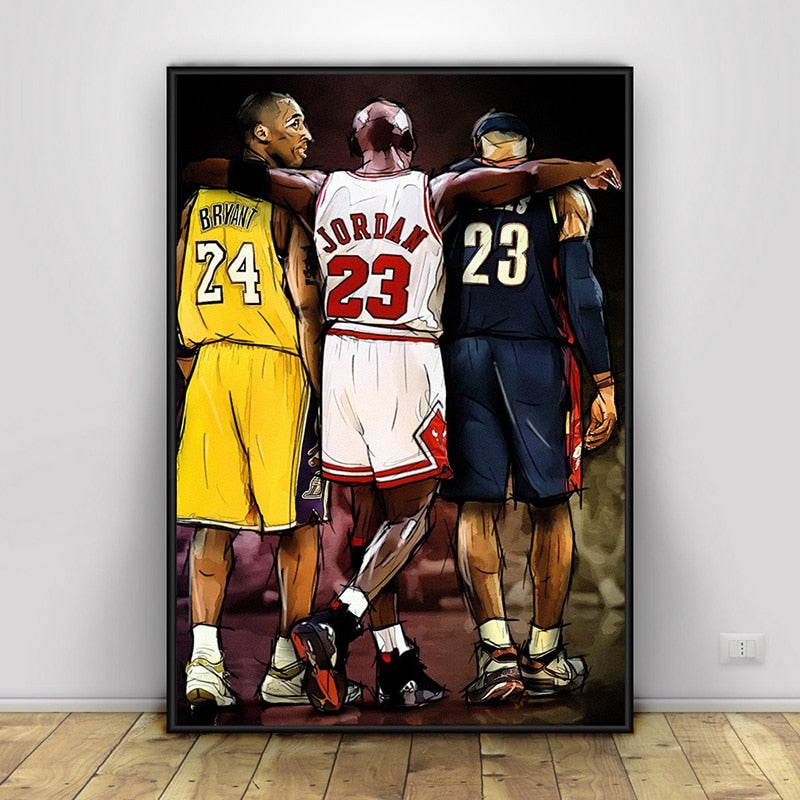 Kobe Bryant Poster No.24 Basketball Star Poster - kigrumi