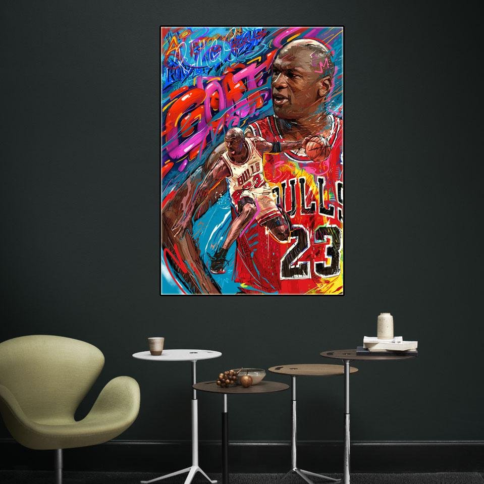 Basketball Art Michael Jordan - kigrumi