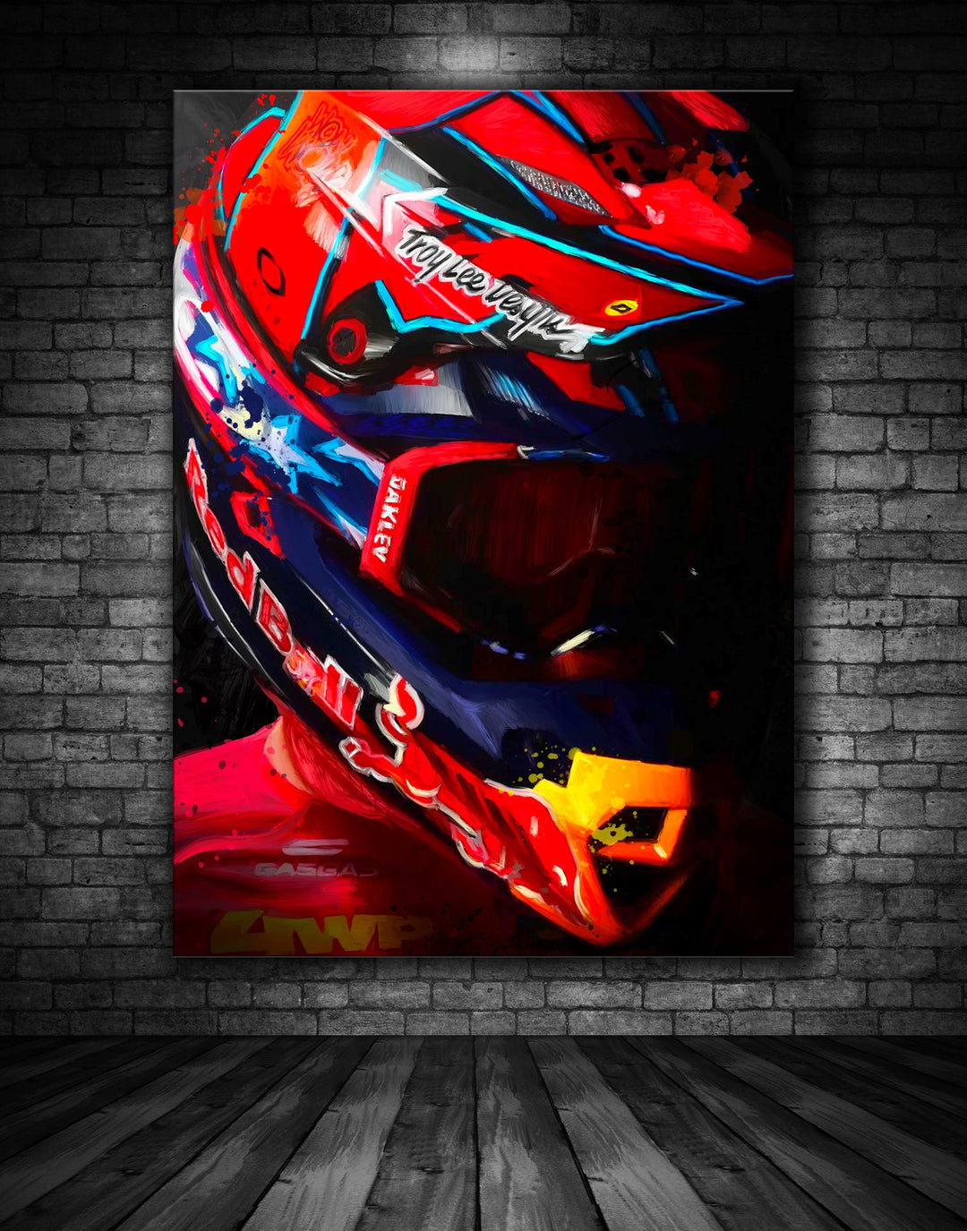 Justin Bam Bam Barcia Oil Painting