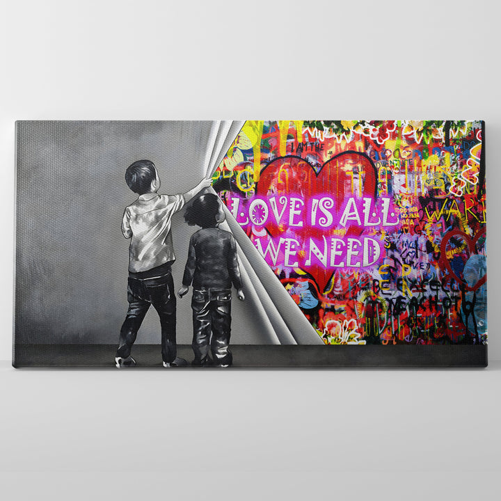 Unveiling love is all we need