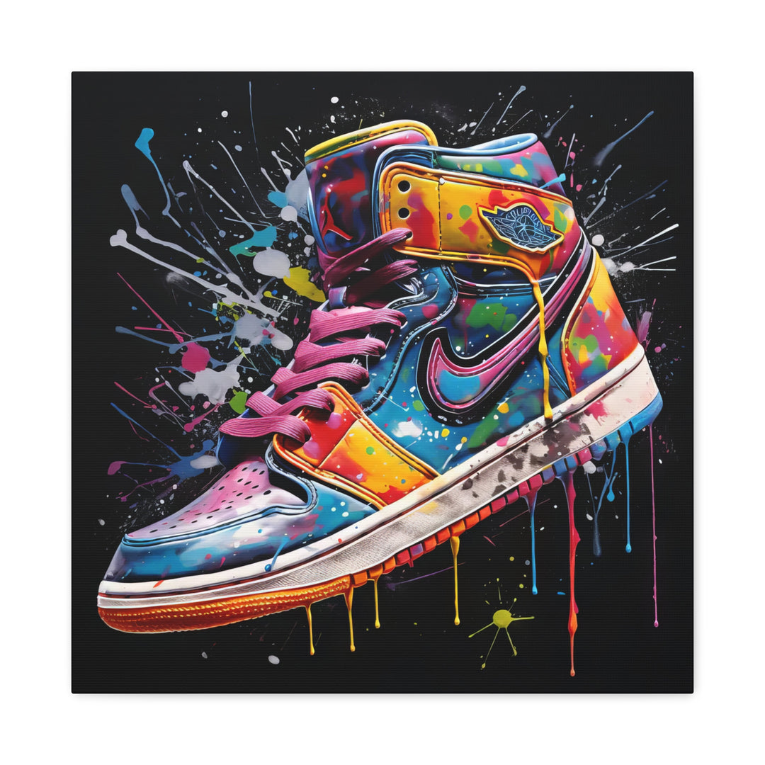 Jordan Graffiti Canvas Wall Art