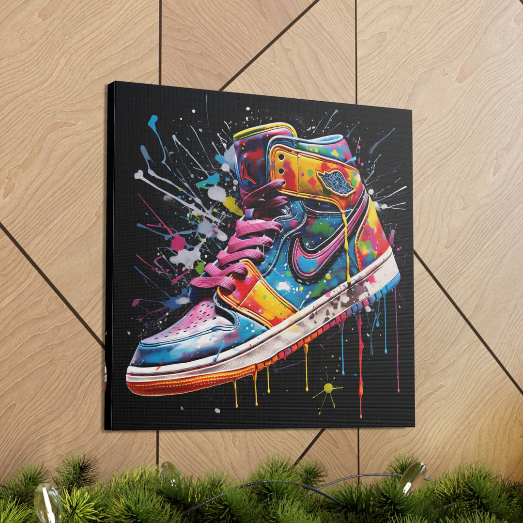 Jordan Graffiti Canvas Wall Art
