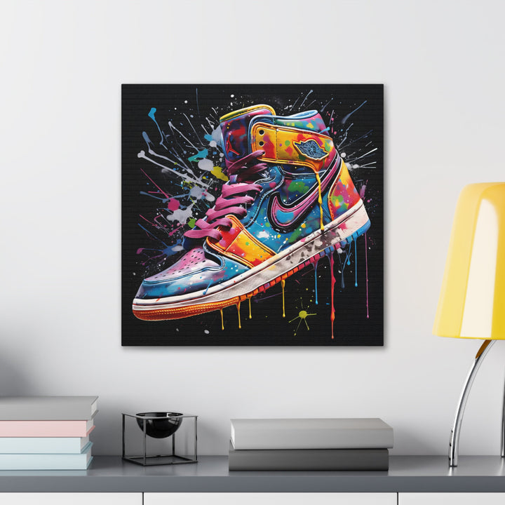 Jordan Graffiti Canvas Wall Art
