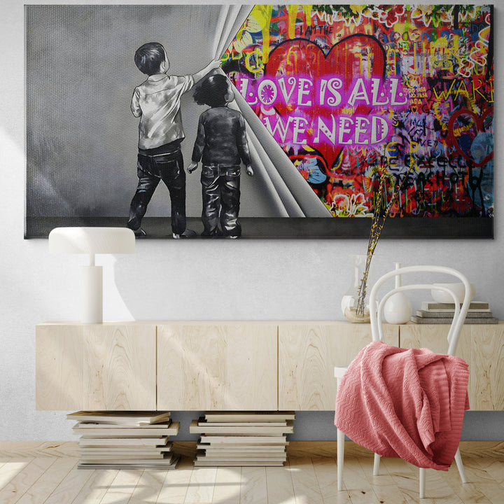 Unveiling love is all we need