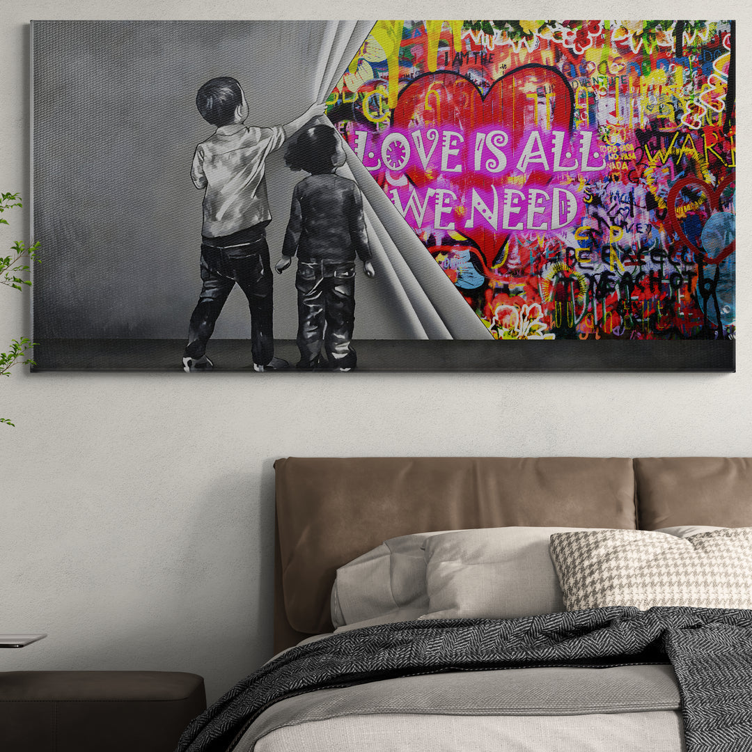 Unveiling love is all we need