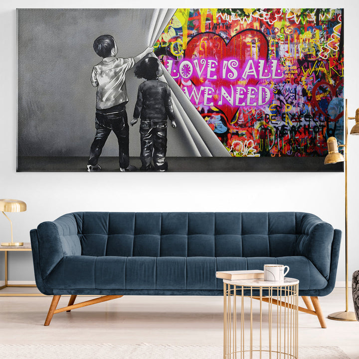 Unveiling love is all we need