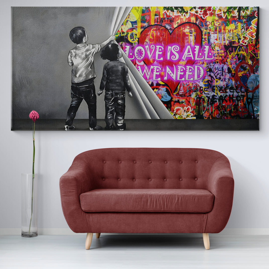 Unveiling love is all we need