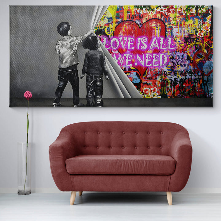 Unveiling love is all we need