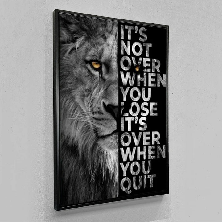 Lion Motivational Canvas Prints -Motivational Wall Art