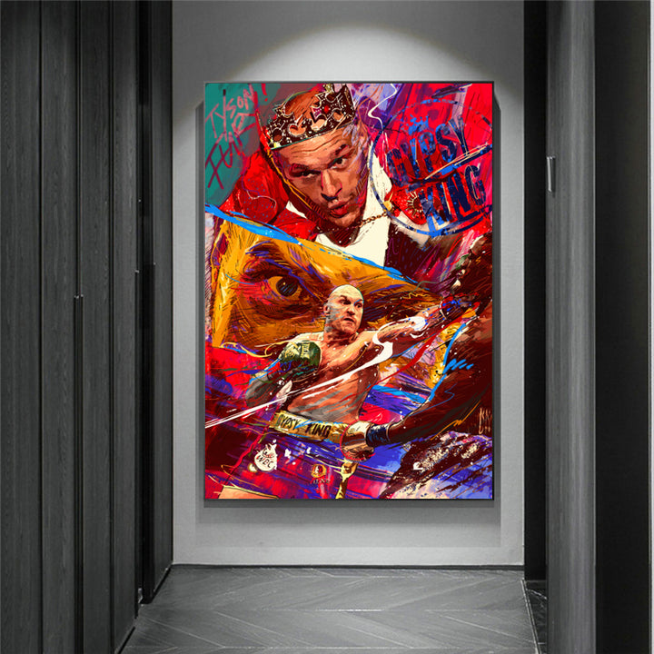 World Heavyweight Champion TYSON FURY wall art prints
