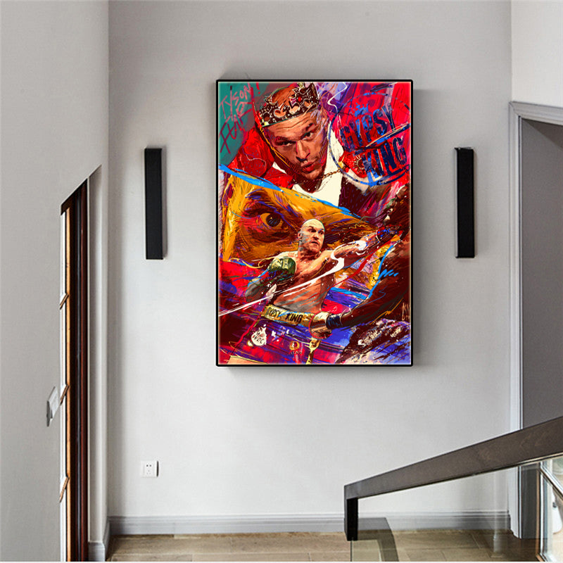 World Heavyweight Champion TYSON FURY wall art prints