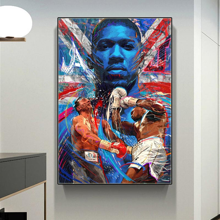 WBO Champion Anthony Joshua Art Work Prints