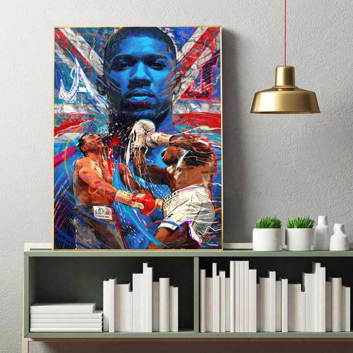 WBO Champion Anthony Joshua Art Work Prints
