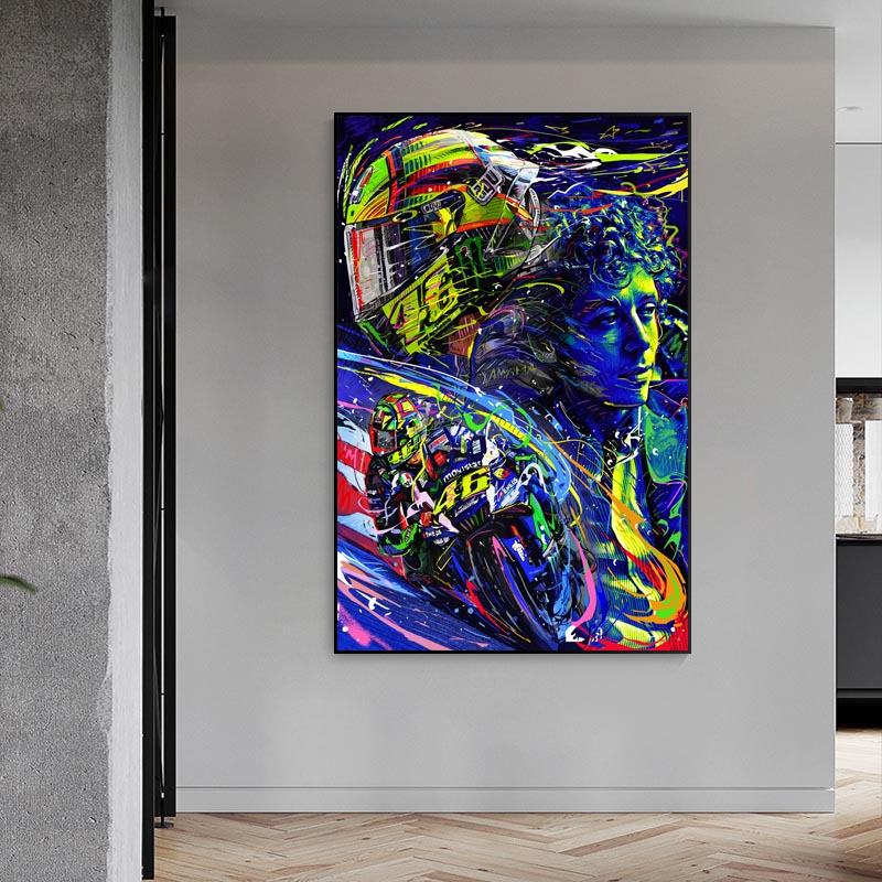 MotoGP World Champion Valentino Rossi Art