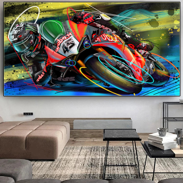 Motorcycle Racer Scott Redding Art