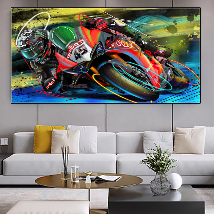 Motorcycle Racer Scott Redding Art