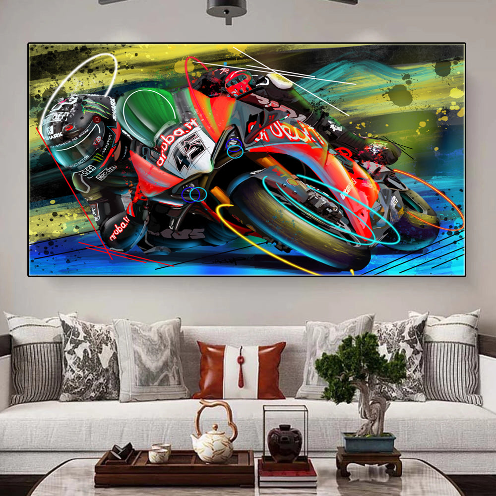 Motorcycle Racer Scott Redding Art