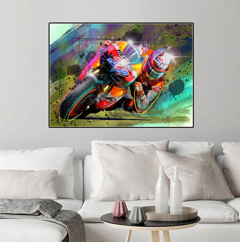 MotoGP 27 World Champion Casey Stoner Art