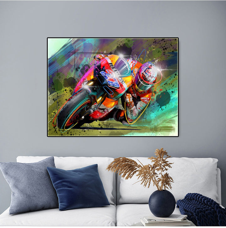 MotoGP 27 World Champion Casey Stoner Art