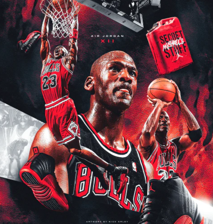 Modern Graffiti Air Jordan Artwork Canvas printed for home decor