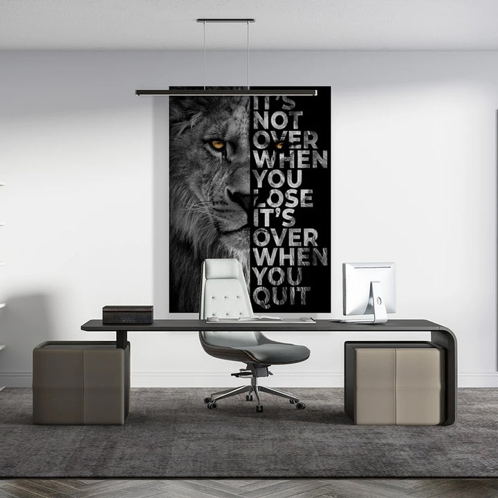 Lion Motivational Canvas Prints -Motivational Wall Art