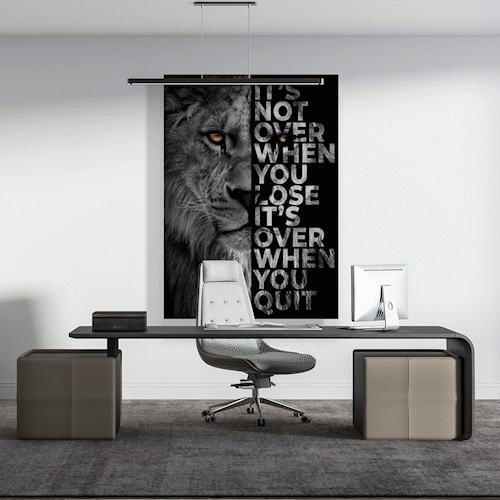 Lion Motivational Canvas Prints -Motivational Wall Art