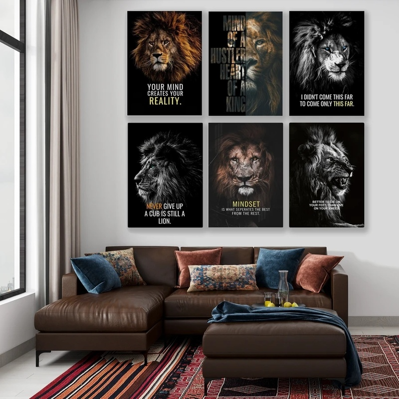 Motivational Canvas Wall Art for Office