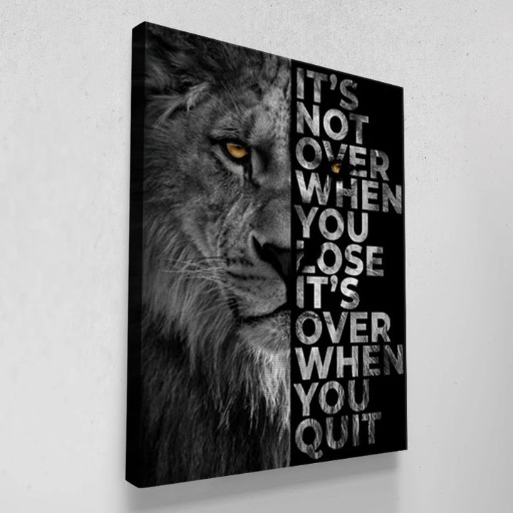 Lion Motivational Canvas Prints -Motivational Wall Art