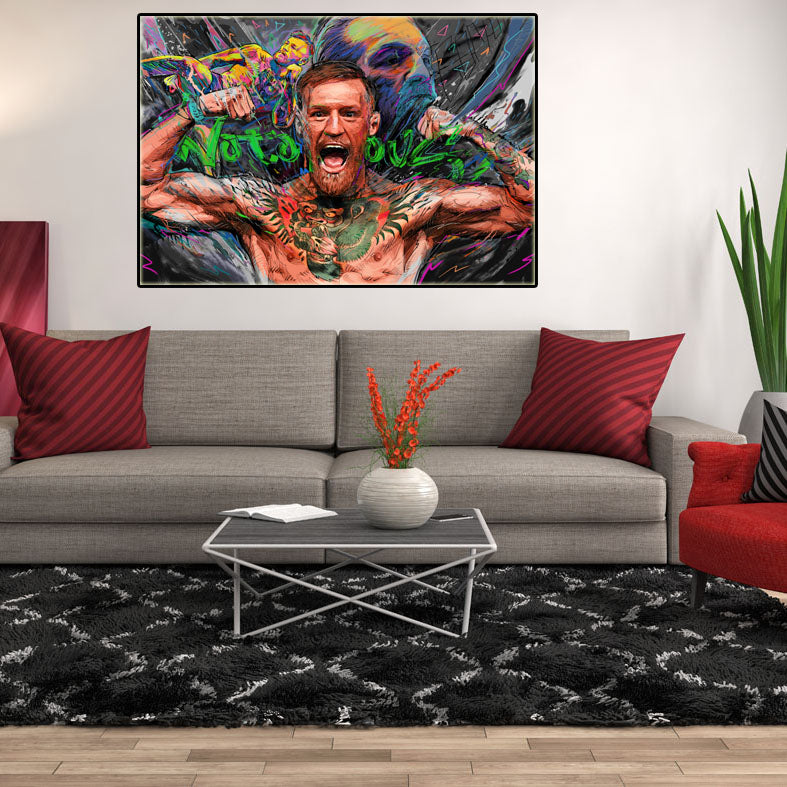 The Fight Game of Conor McGregor Wall Art