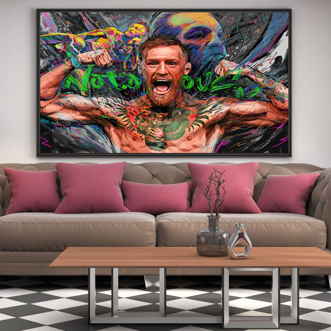 The Fight Game of Conor McGregor Wall Art