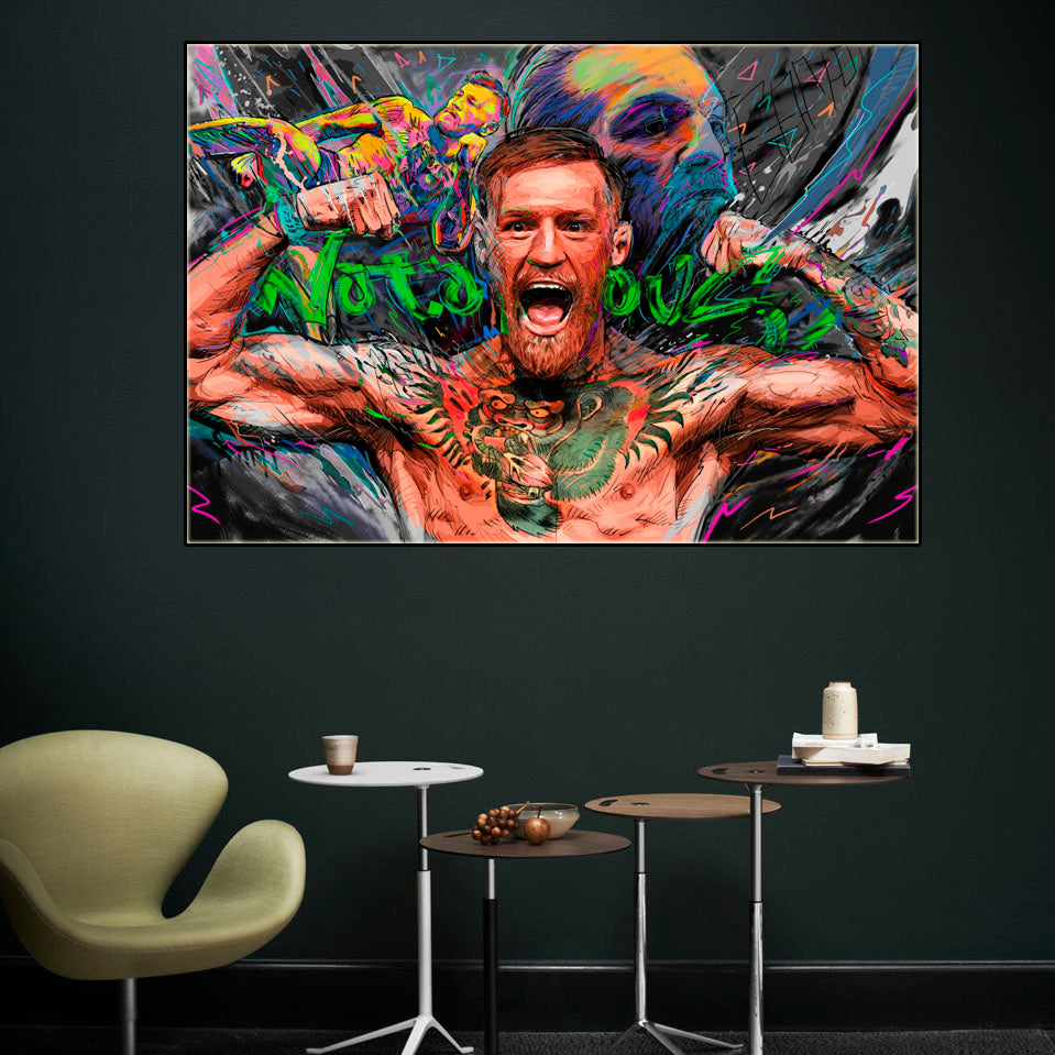 The Fight Game of Conor McGregor Wall Art