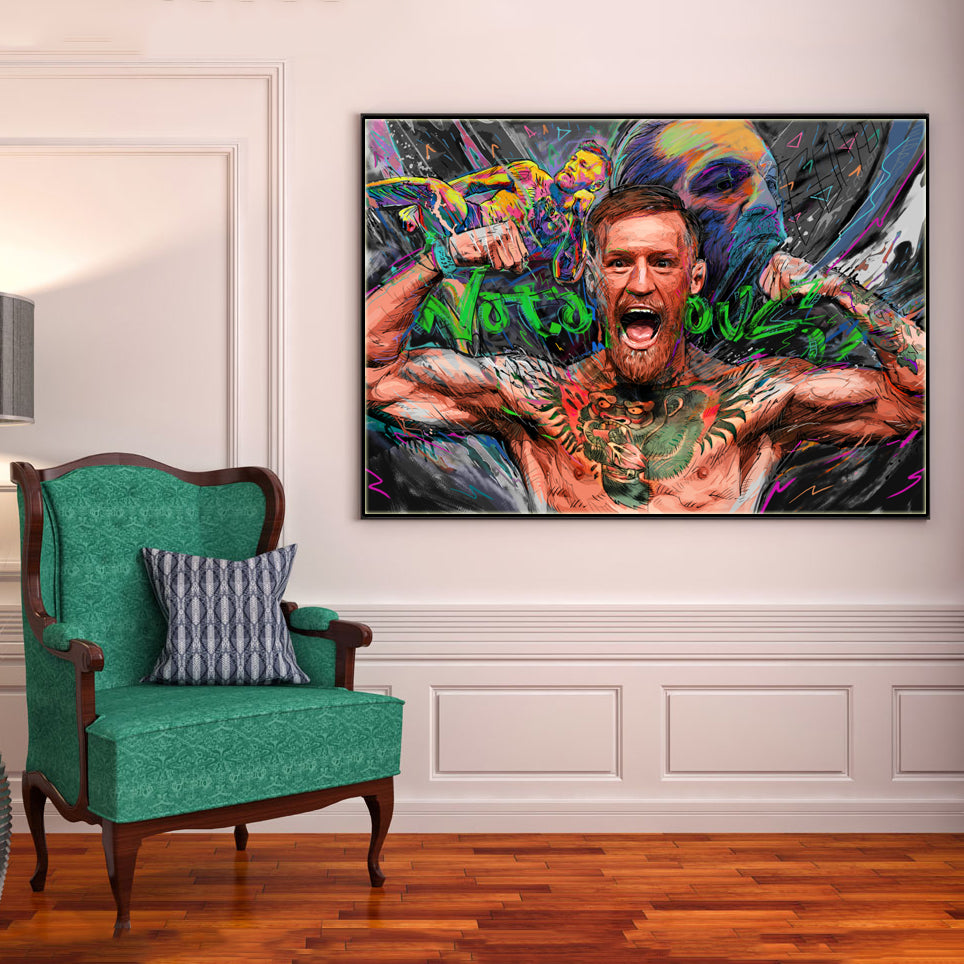 The Fight Game of Conor McGregor Wall Art