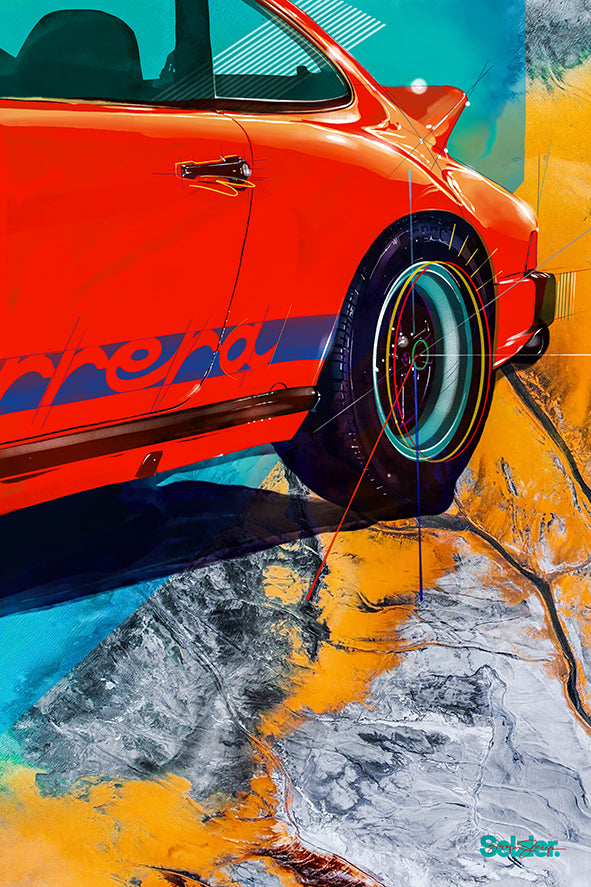 Beautiful Car wall art painting