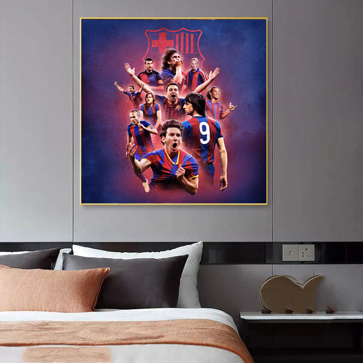 FC Barcelona Football Wall Art Home Decor