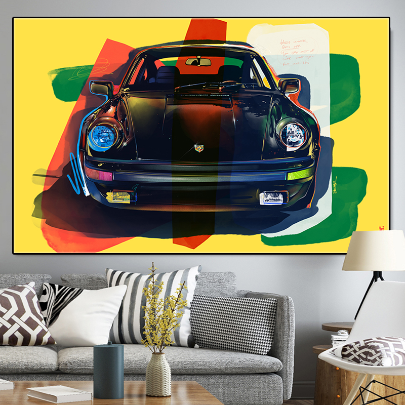 Porsche Wall Art Painting Canvas Prints