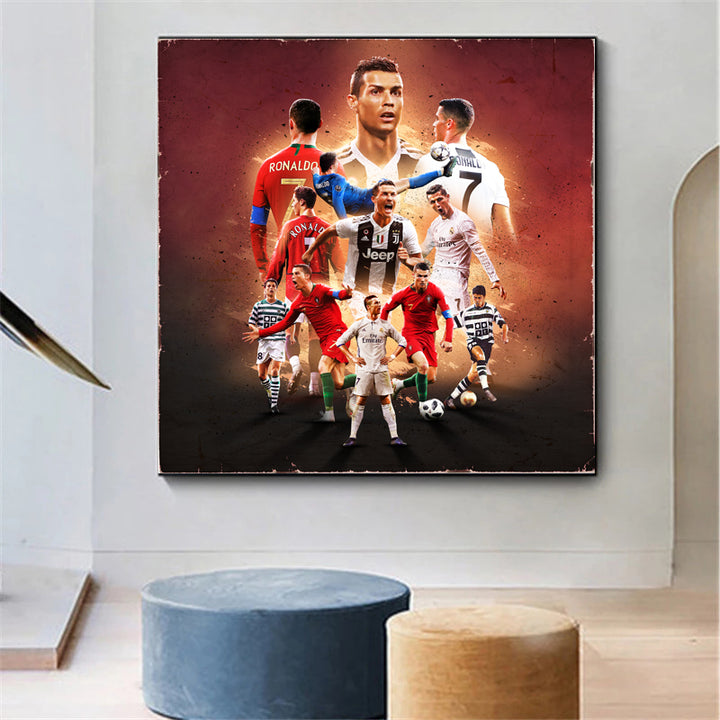 Cristiano Ronaldo Football Star Poster