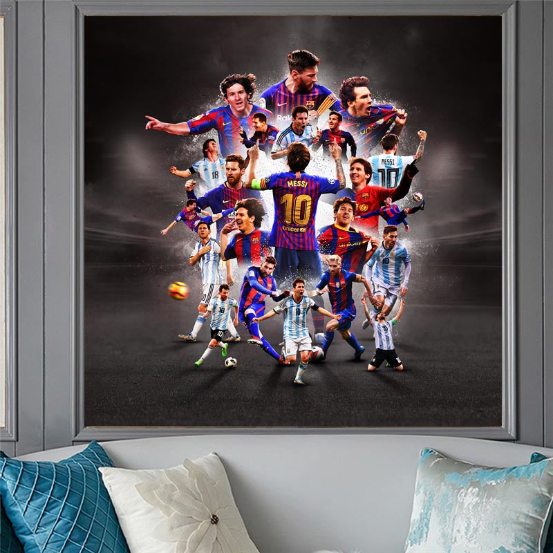 Lionel Andrés Messi Football Star Poster