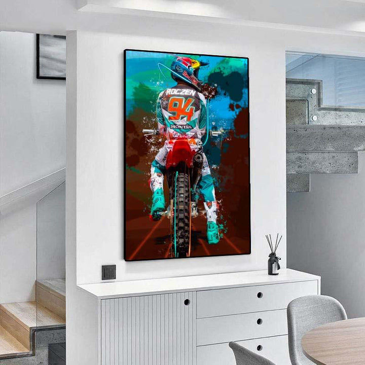 Ken Roczen Orlando Supercross 2021 How To: Stretch a Canvas