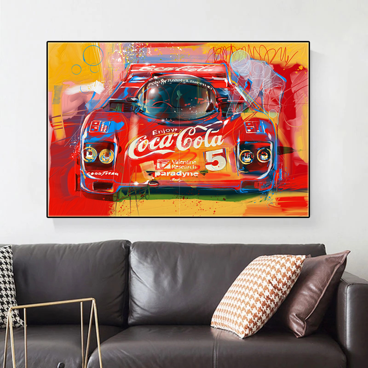 Enjoy Coca Cola Car Wall art Prints