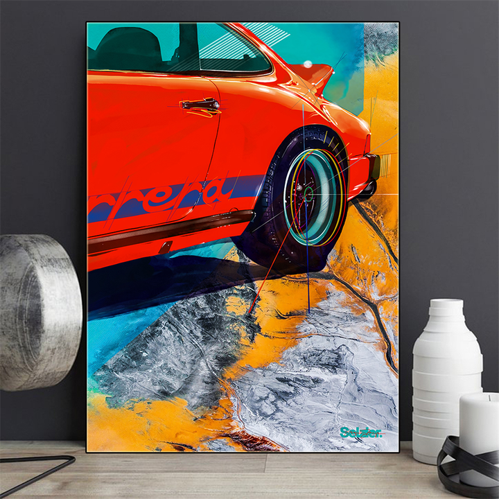 Beautiful Car wall art painting