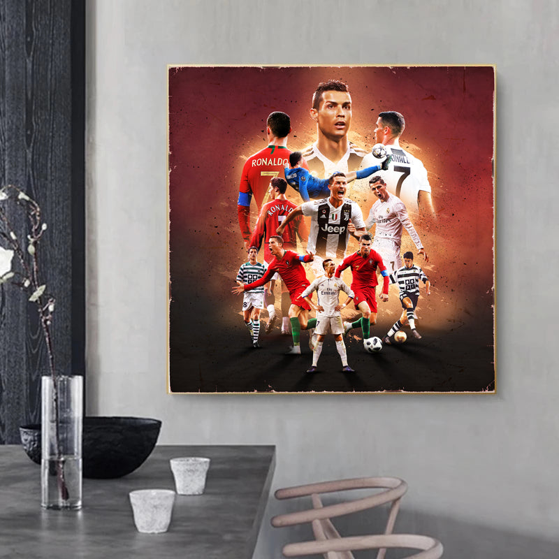 Cristiano Ronaldo Football Star Poster