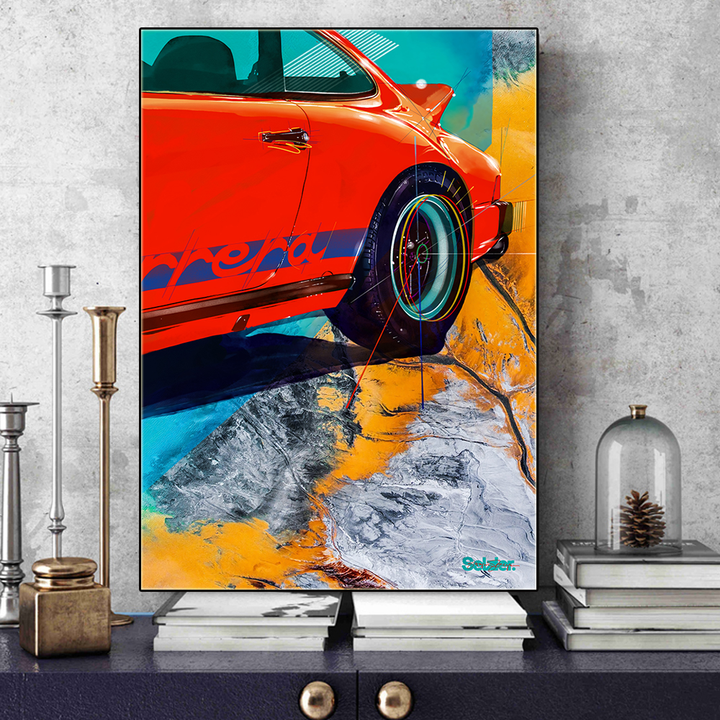 Beautiful Car wall art painting
