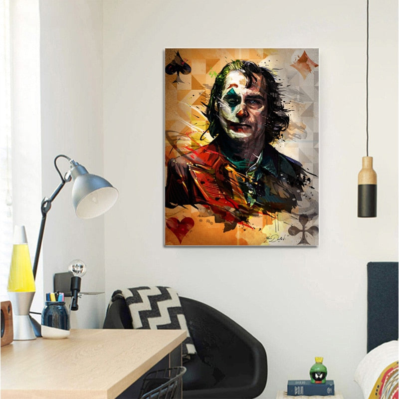 Joker Posters Canvas Painting - kigrumi