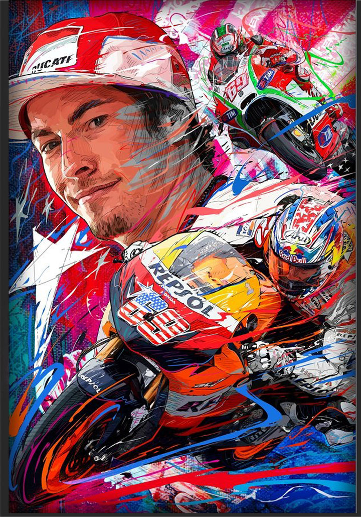 Nicky Hayden – Graffiti Painting