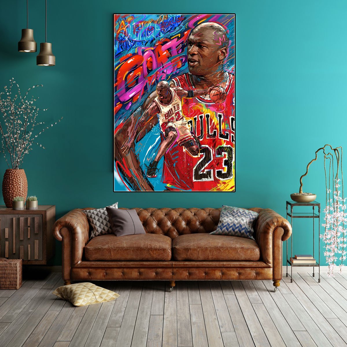 Basketball Art Michael Jordan – kigrumi