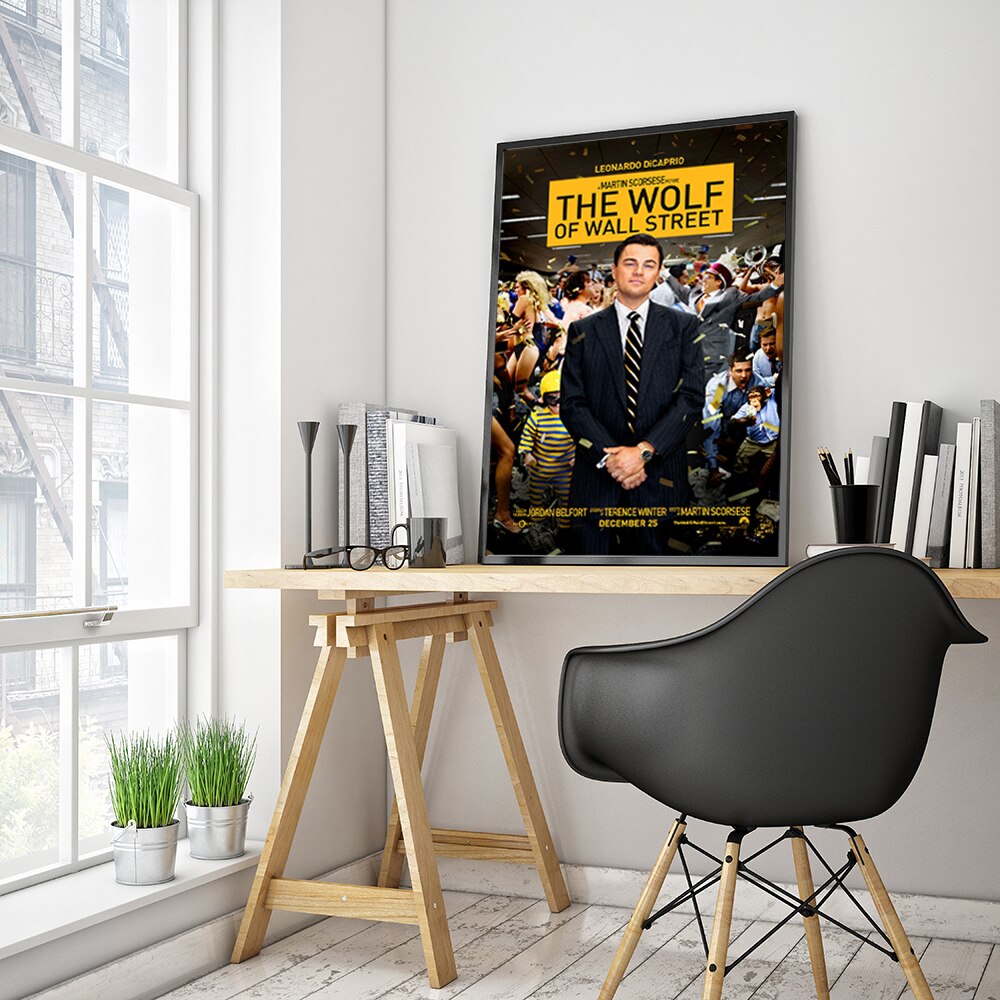 Movie THE Wolf of Wall Street Leonardo DiCaprio Wall Art